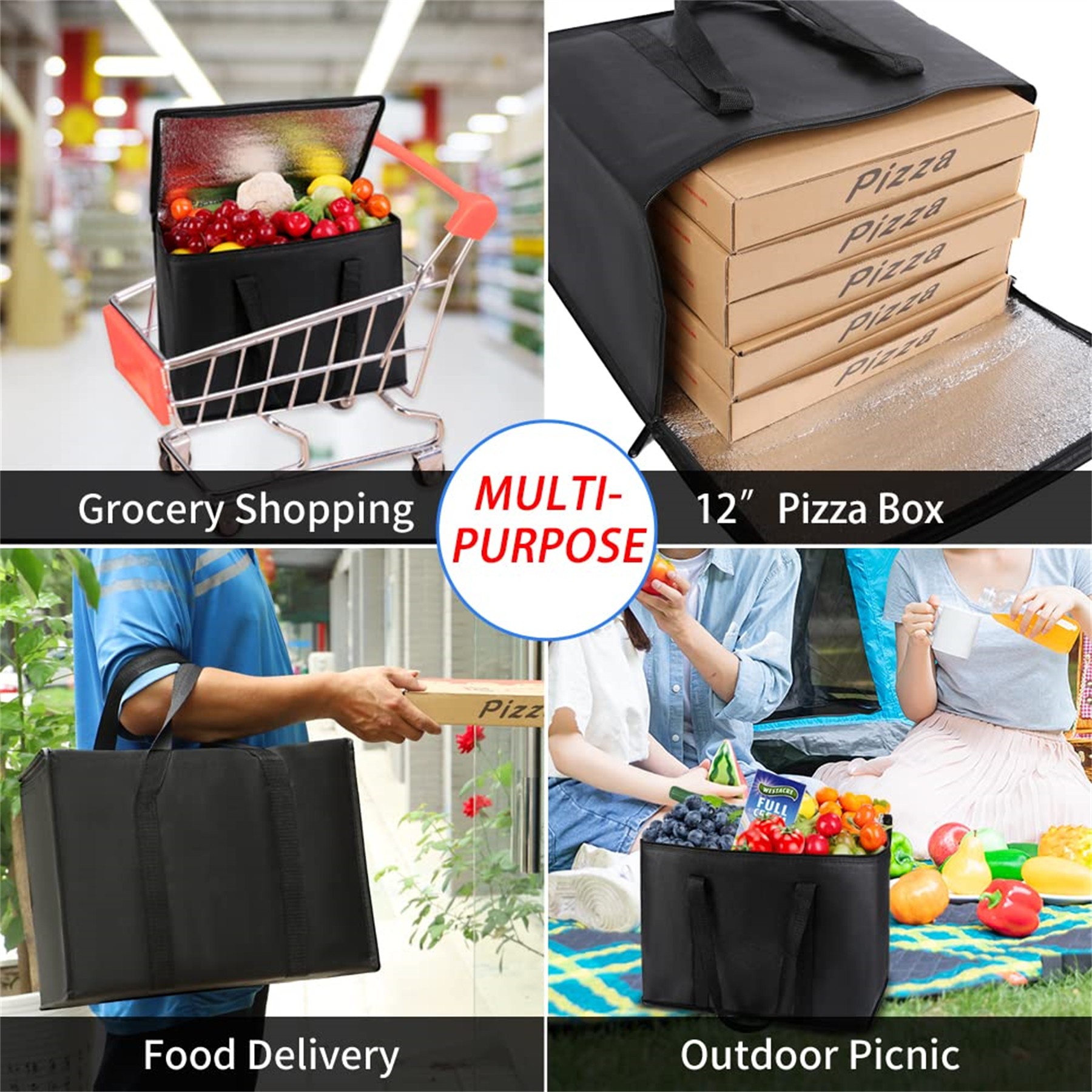 Collapsible Insulated Bag With Sturdy Handles 1