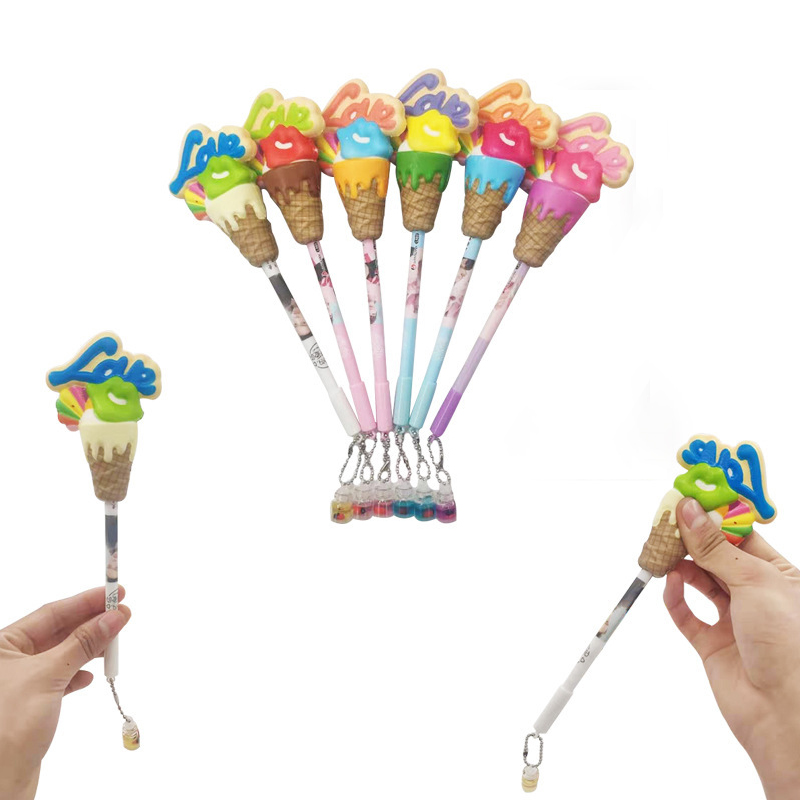 2 in 1 Ice Cream Ball Pen and Squeeze Toy 4