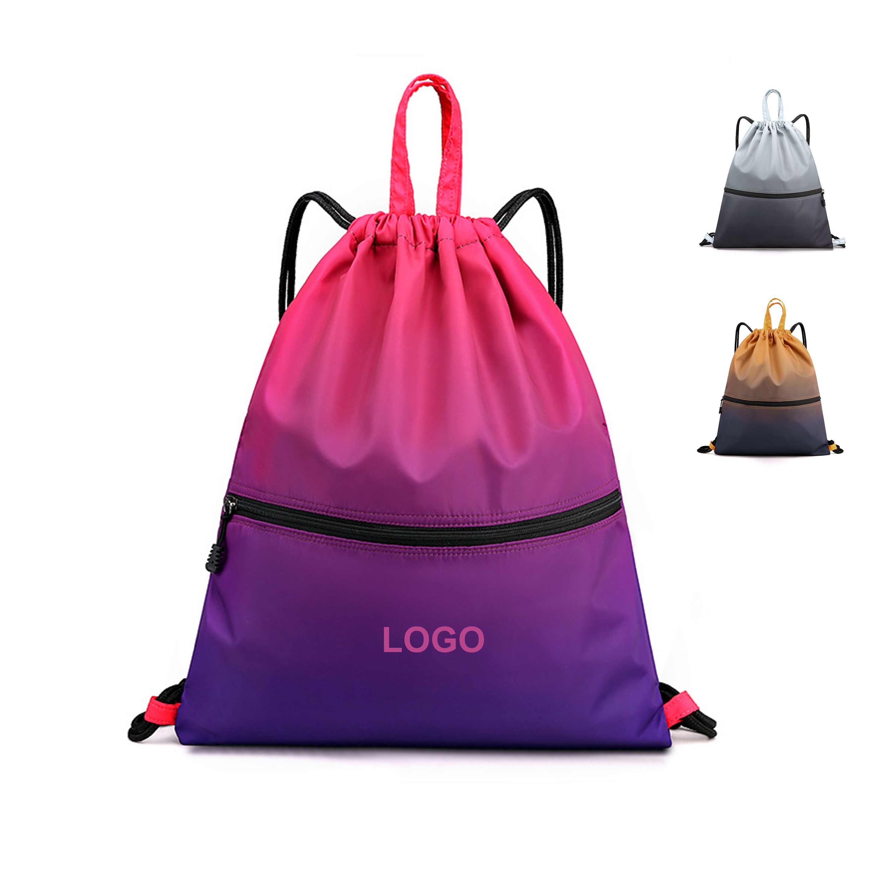 Lightweight Drawstring Backpack (direct import) 2