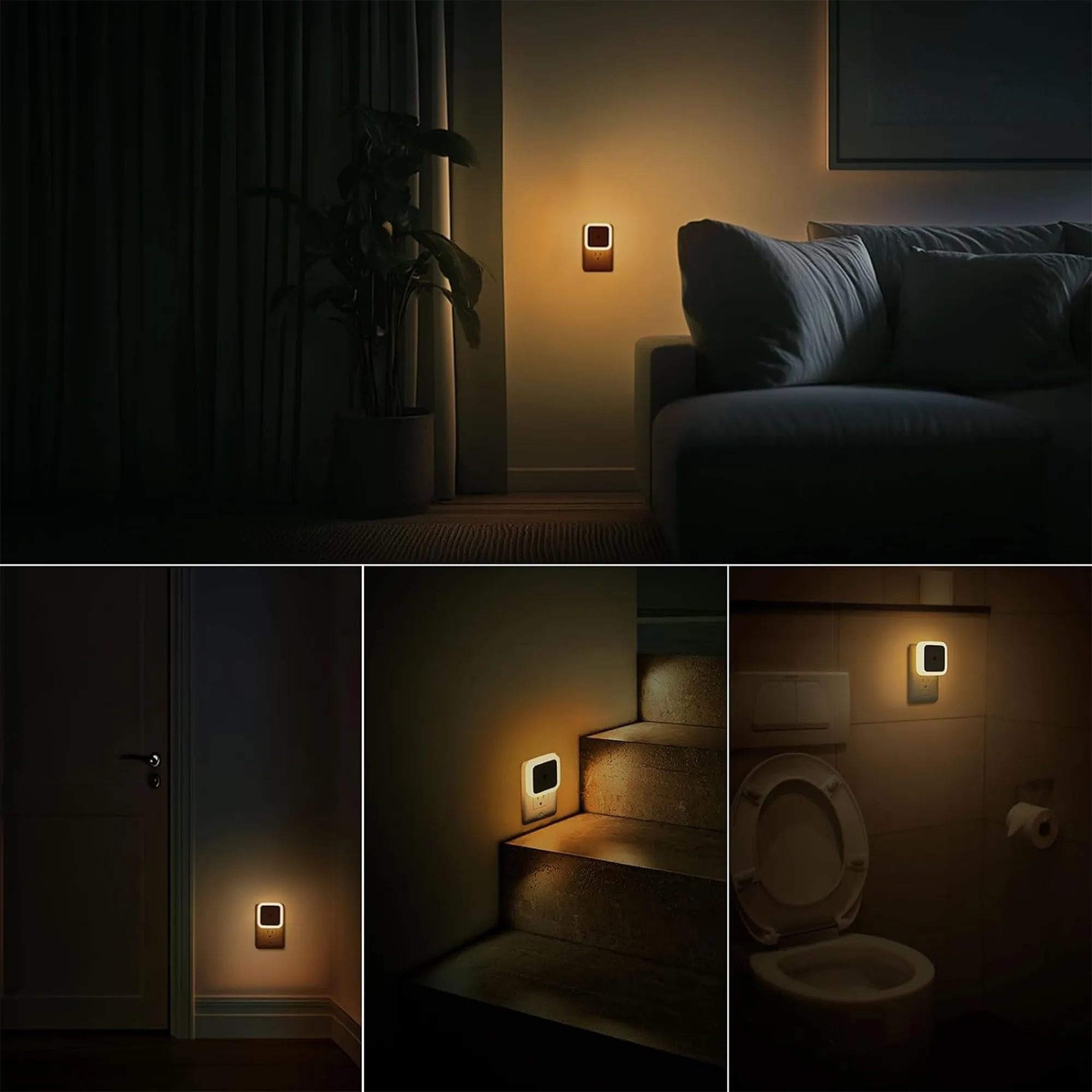Auto Dimmable Plug In Night Light 6