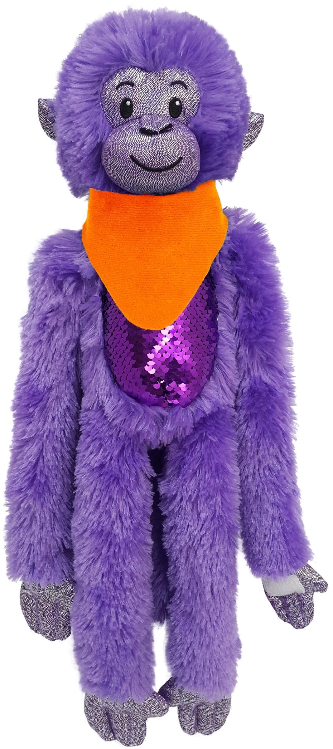21" Purple Spider Monkey with Sequins 16