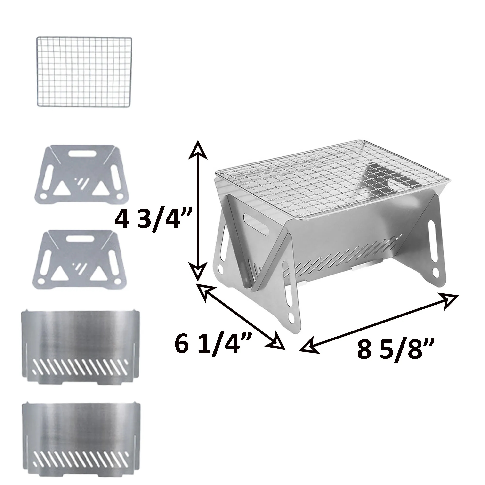 Portable Folding Barbecue Grill 3