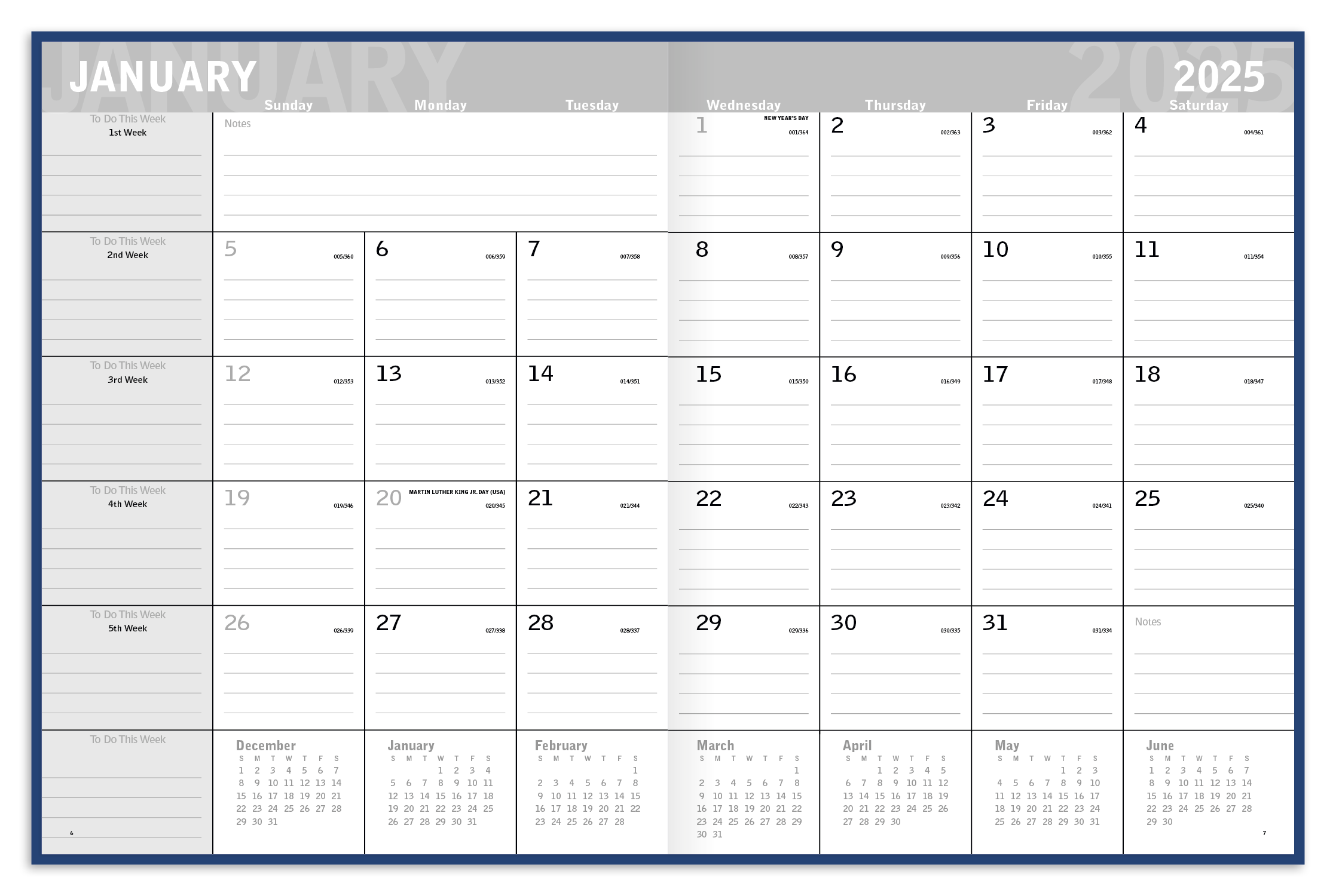 Triumph® Calendars Classic Monthly Planner 1