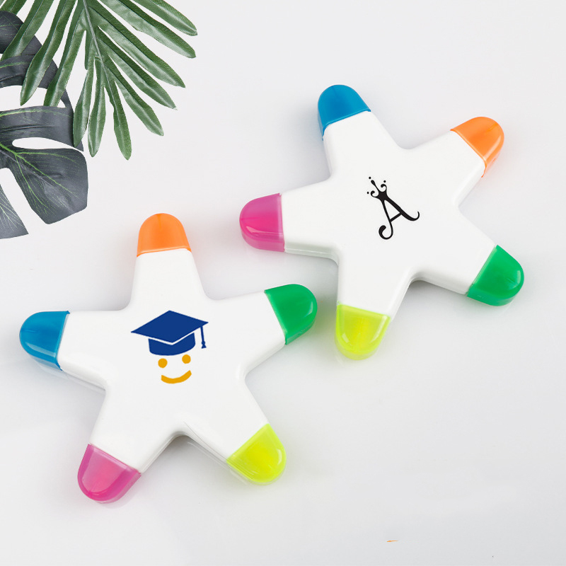 Star Shape Five-Color Highlighter 3