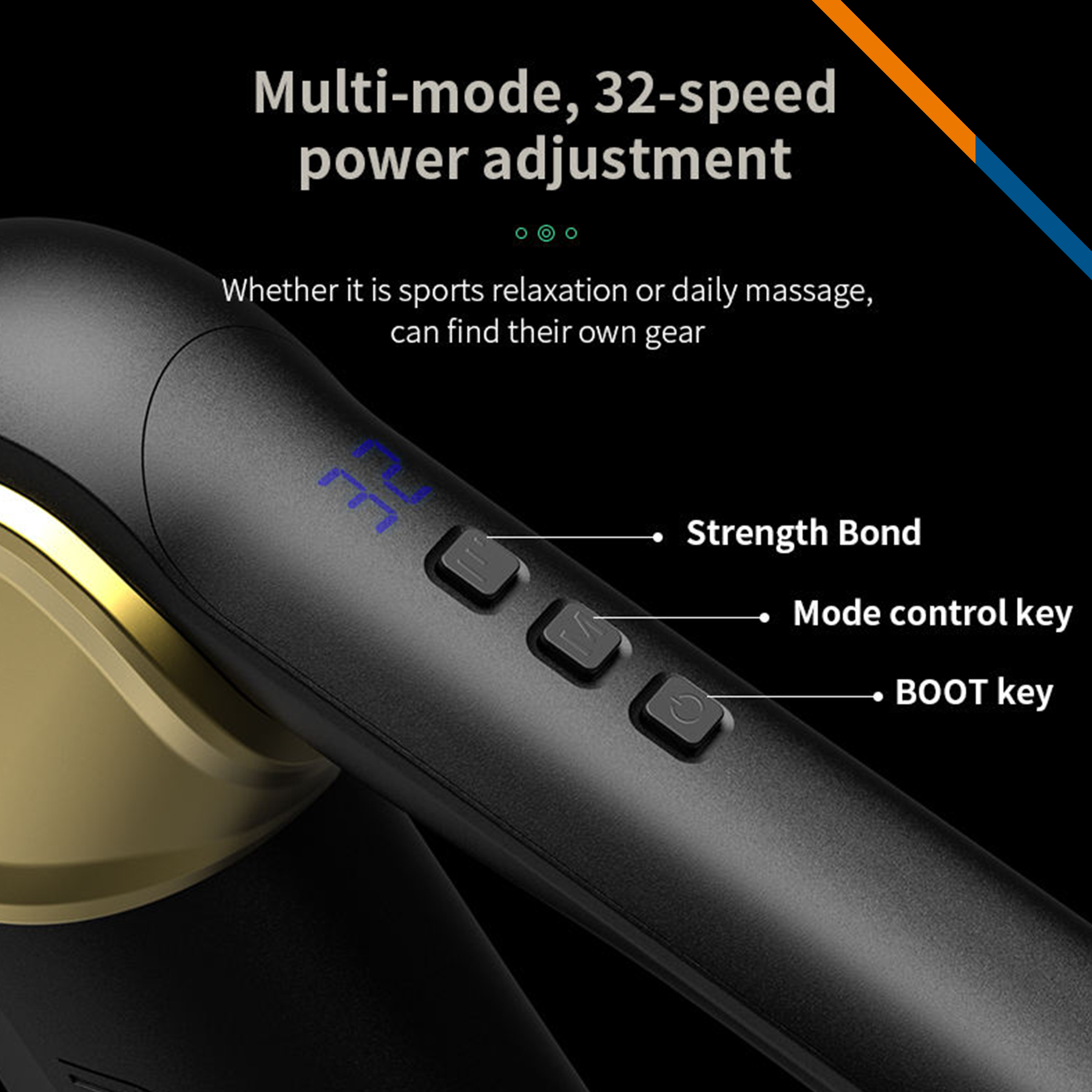 Dooty Triangular Massage Gun 4