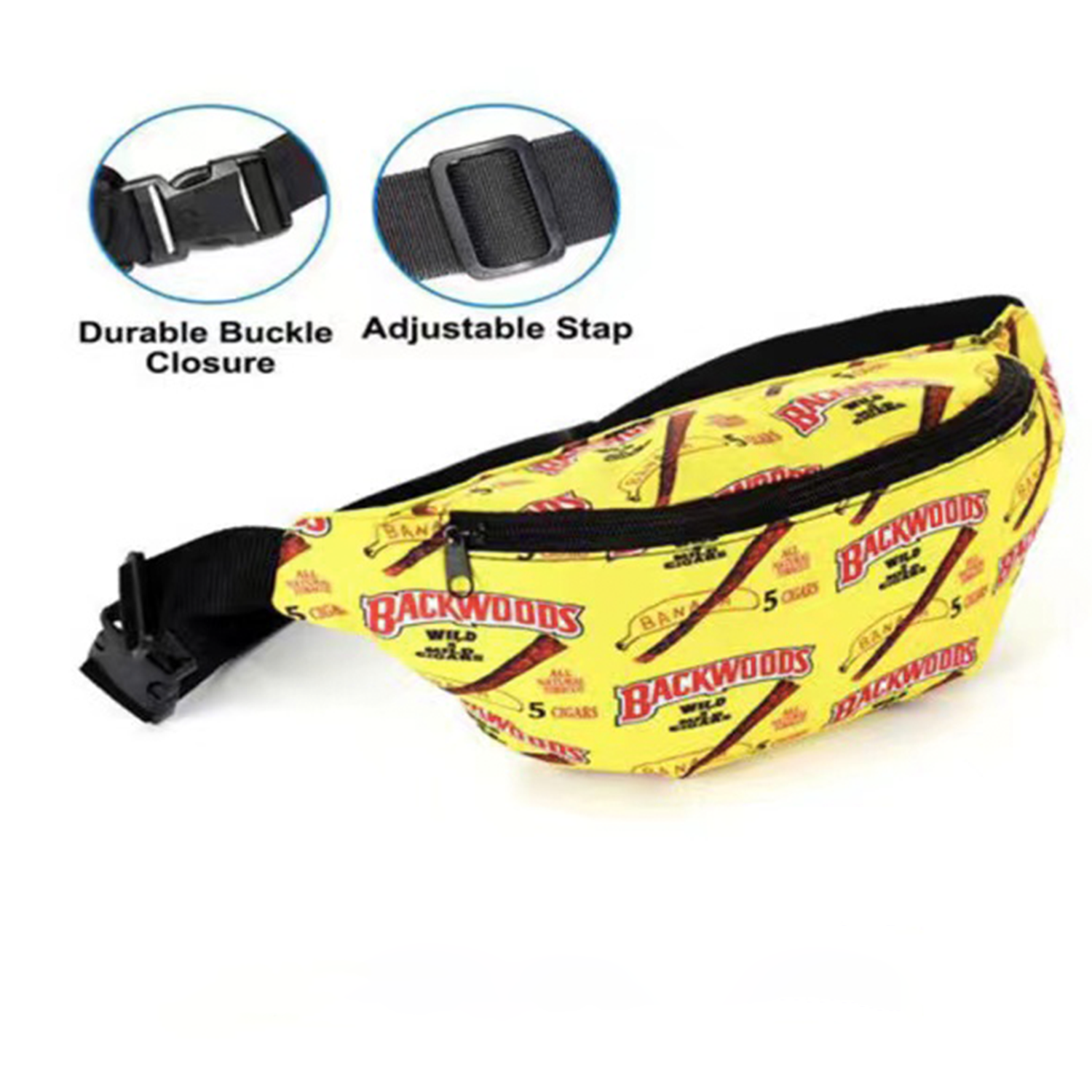 Fanny Pack Sublimation Full Color Waist Running Sports Bag 1