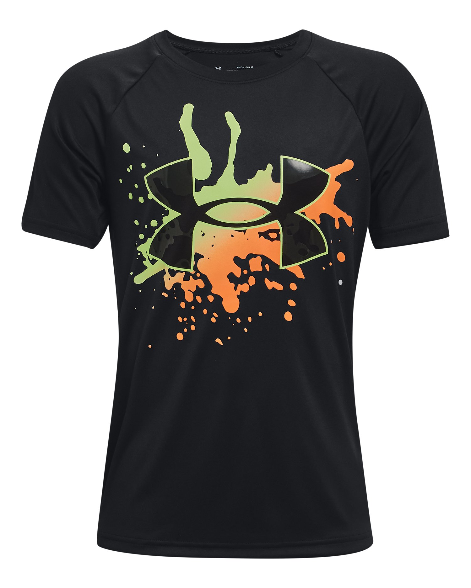 Boys' UA Tech Big Logo Splash Short Sleeve  2
