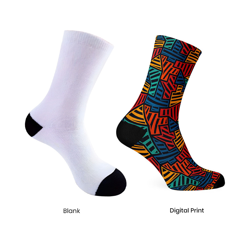 Custom Athletic Running Socks, Mid-Calf, custom athletic wear with logo imprint 5