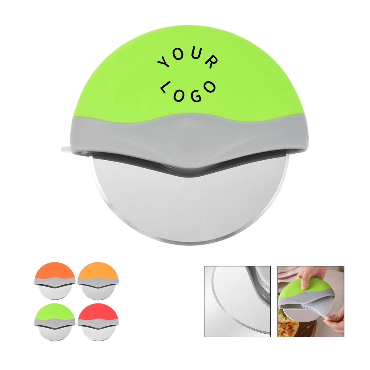 Sharp Pizza Cutter Wheel Comfortable Grip 2
