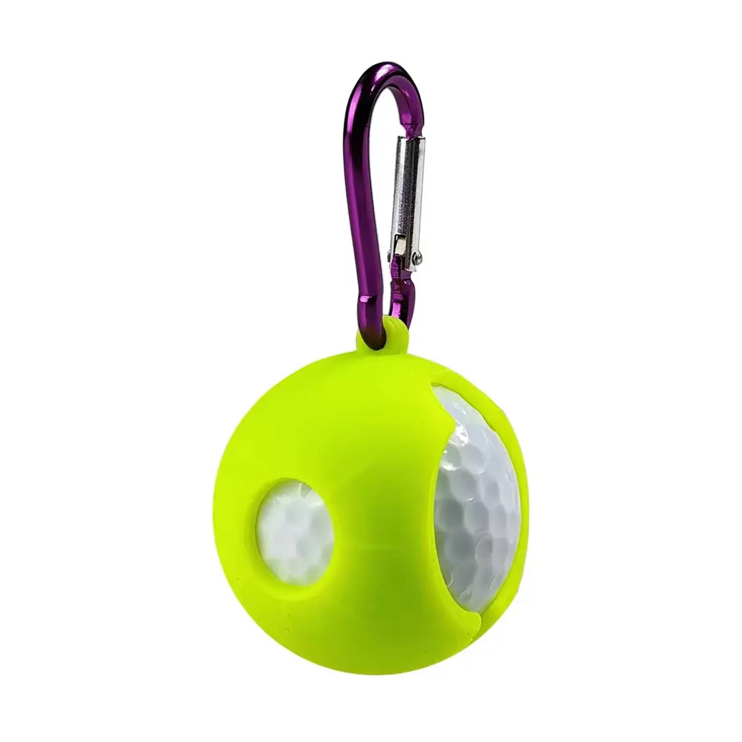 Silicone Golf Ball Holder with Carabiner 6