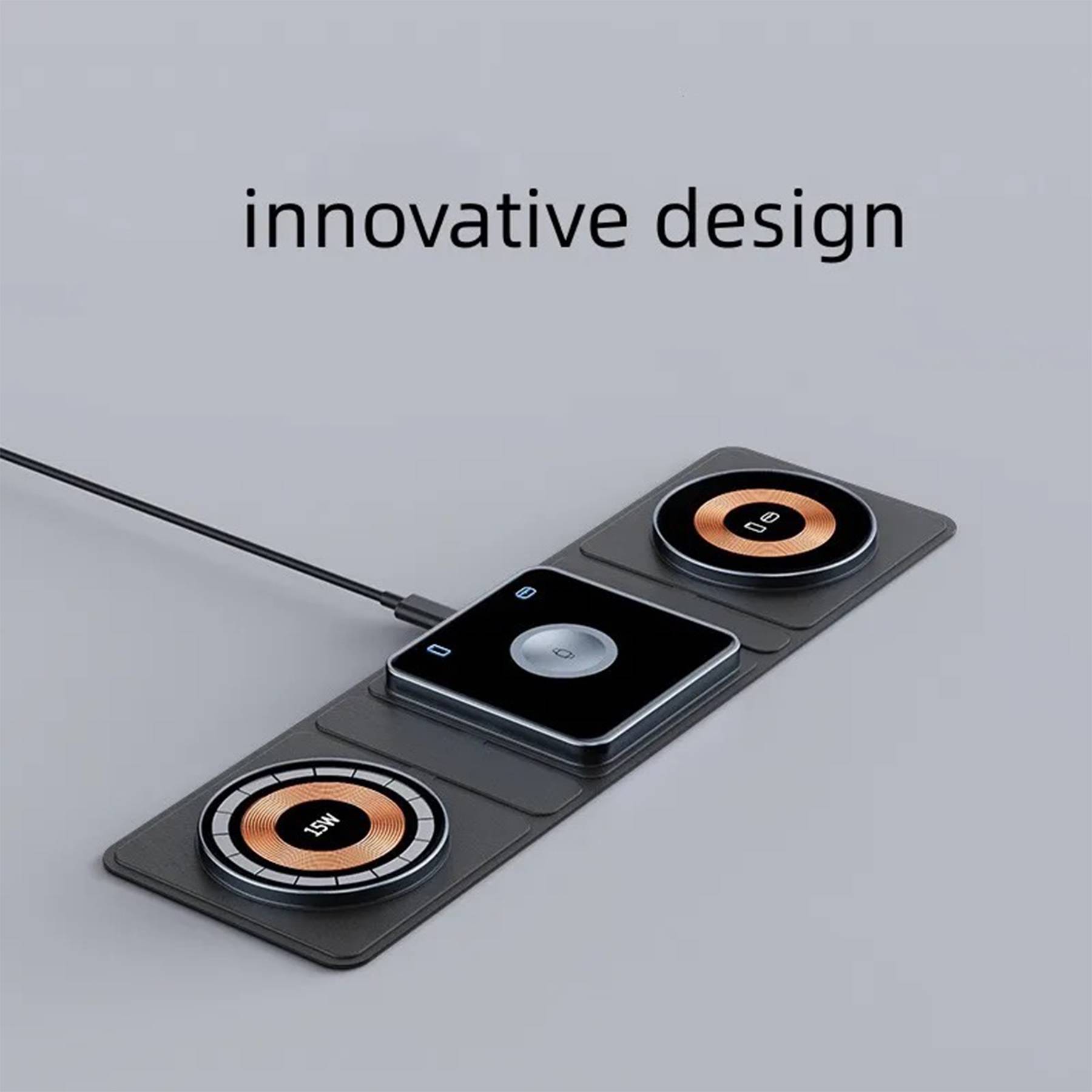 Folding magnetic three-in-one wireless charger 7