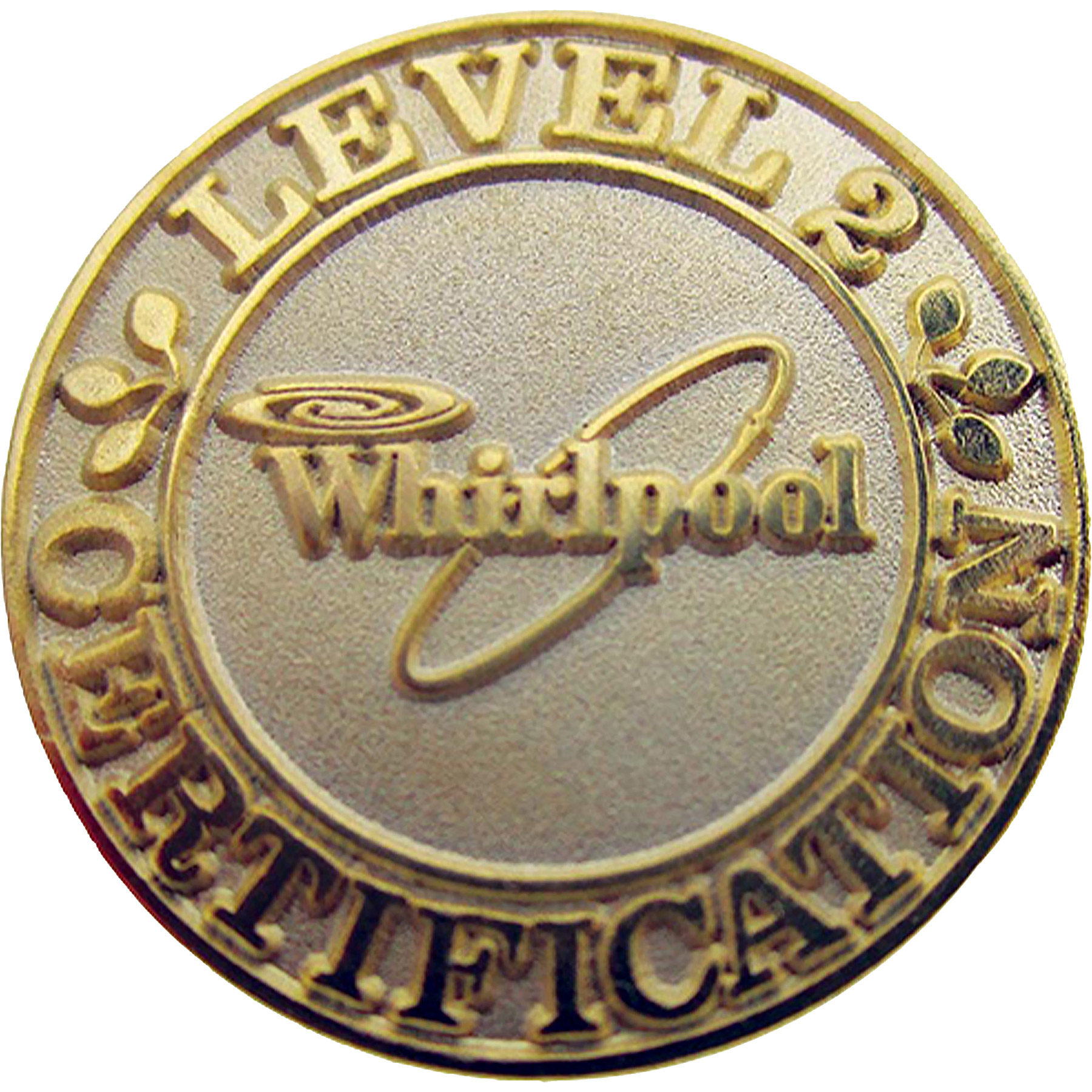 Diestruck Sandblasted Lapel Pins: Copper/Brass 1" W x 1" H 12