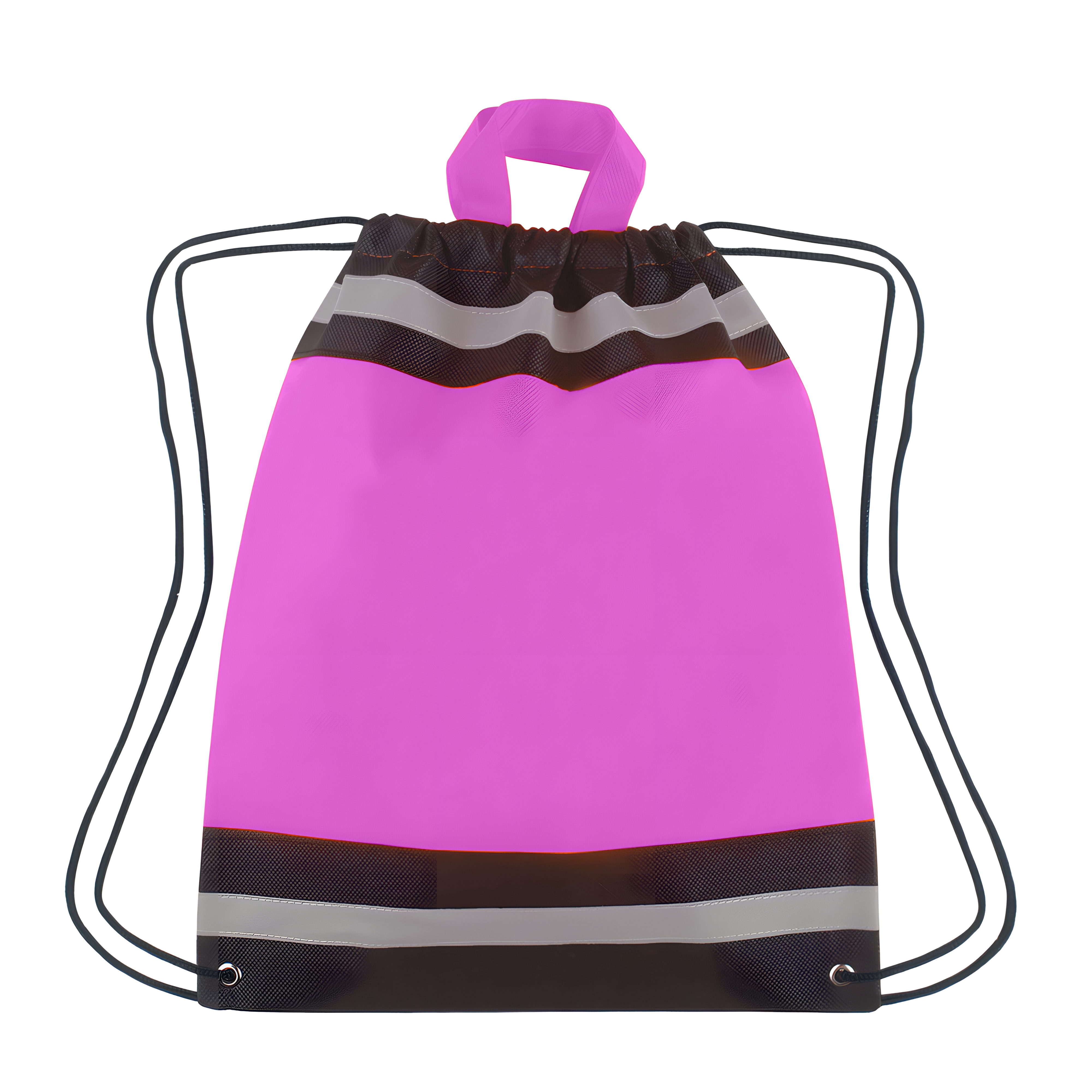 Horizon Reflective Drawstring Backpack Tote 24