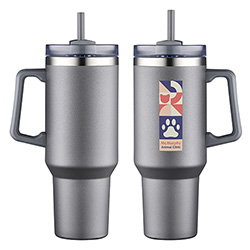 Genoa 40 oz Vacuum Insulated Travel Mug with Straw 13