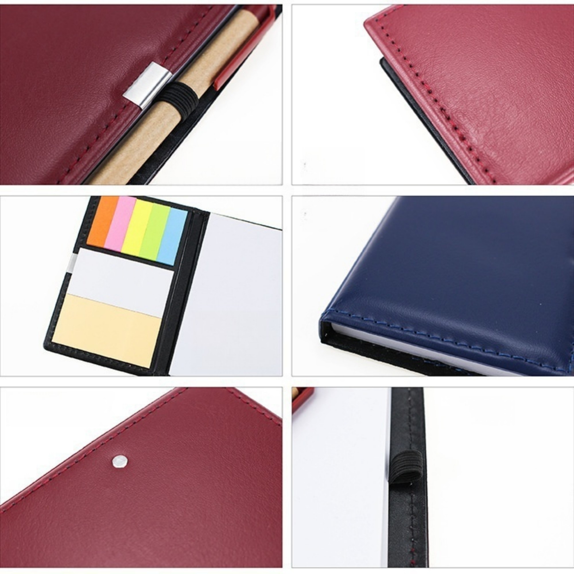 PU Cover Notepad With A Pen 2