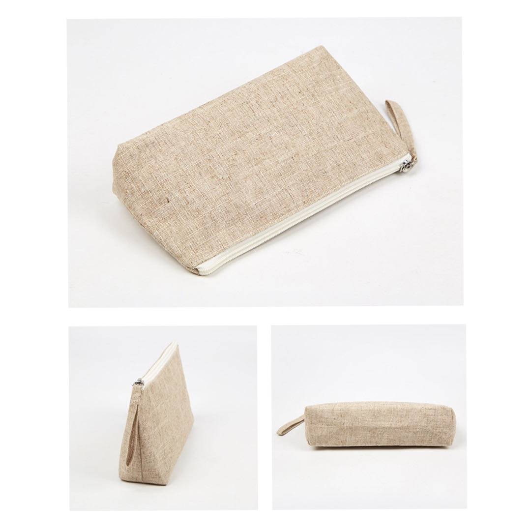 Canvas Cosmetic Bag W/ Lining 4