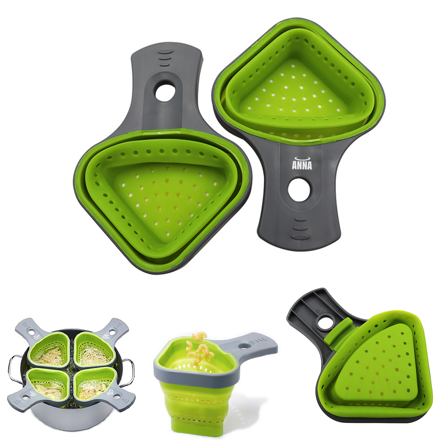 Silicone Collapsible Colander 3