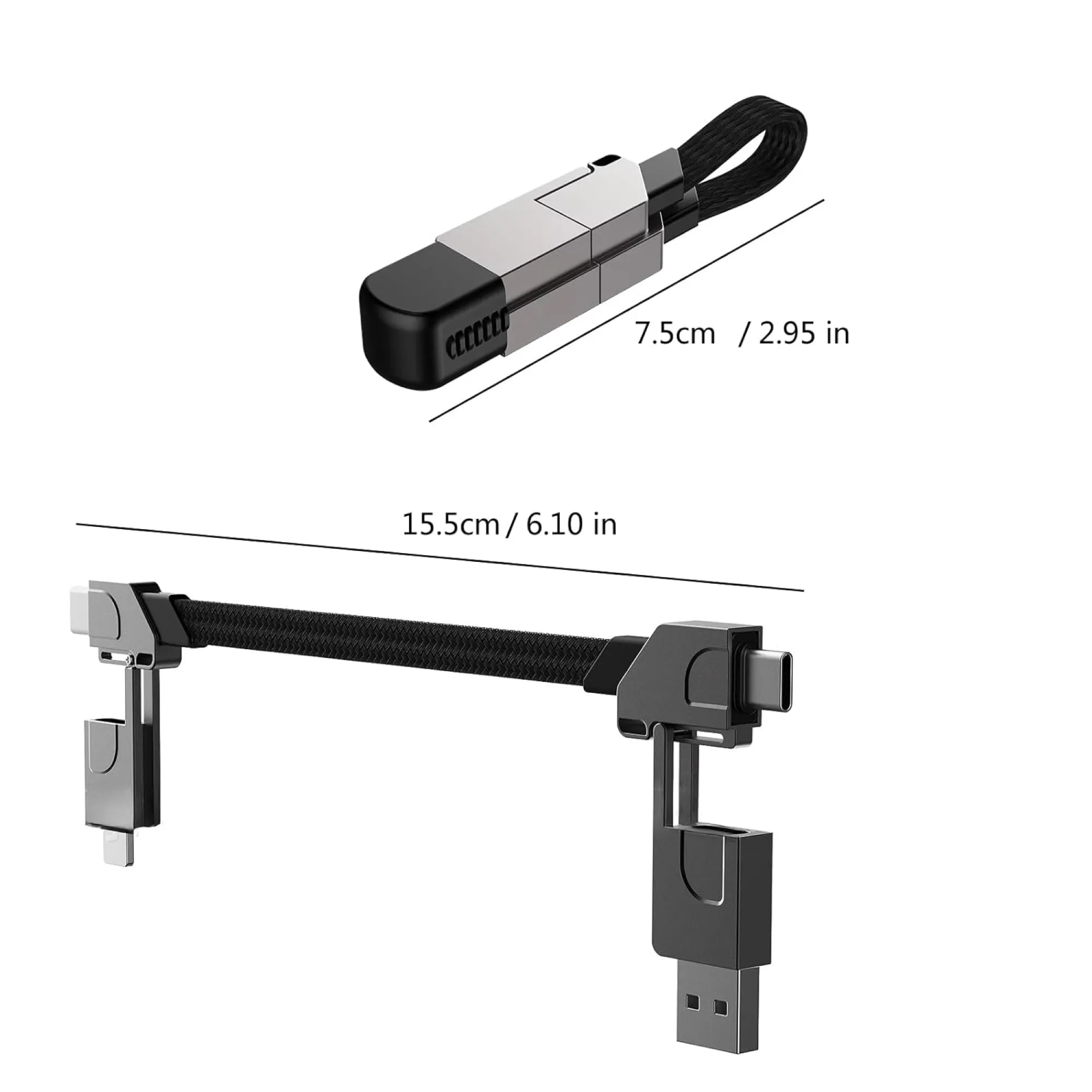 Six-in-one Portable Universal Fast Charging Data Cable 5