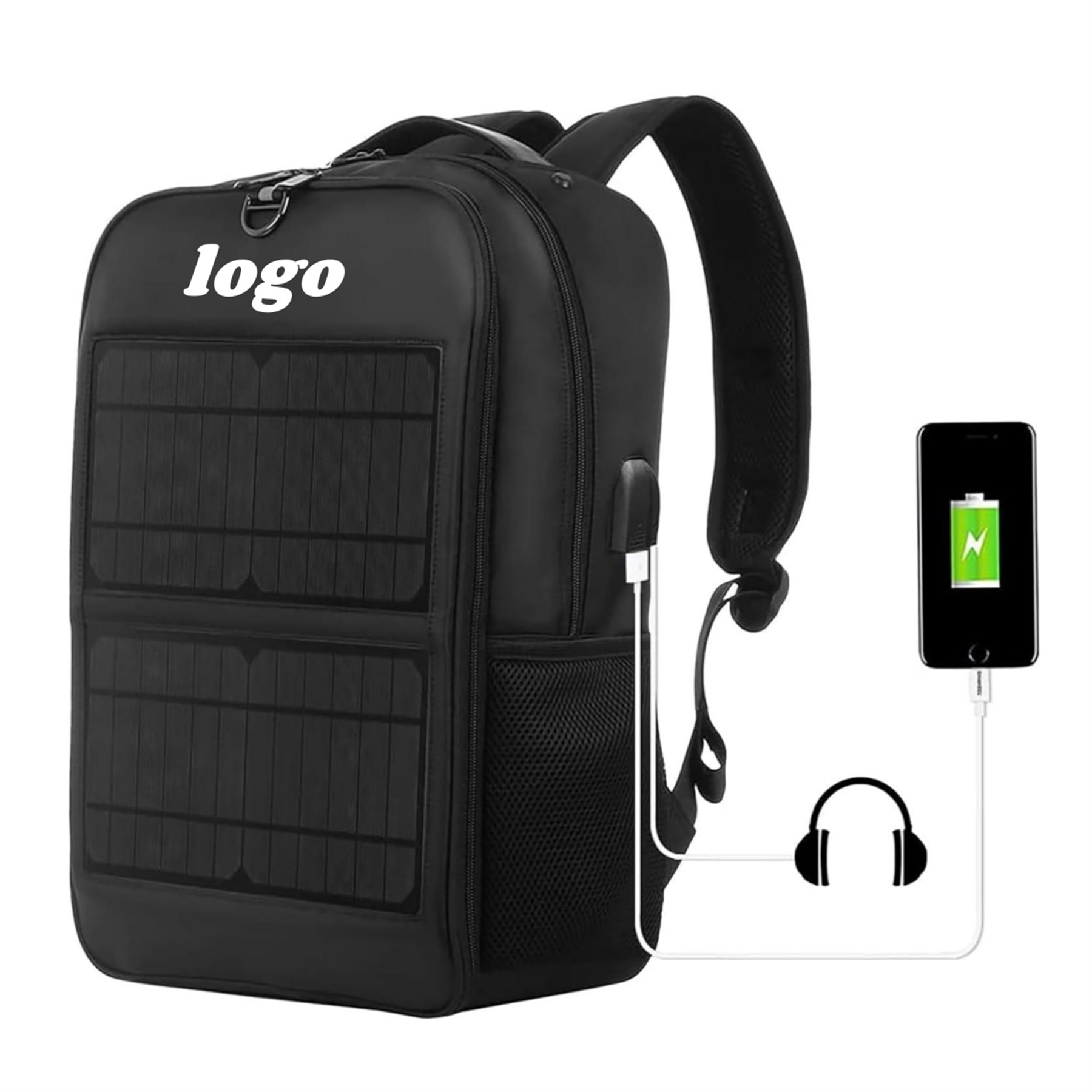 14W Solar Panel Backpack