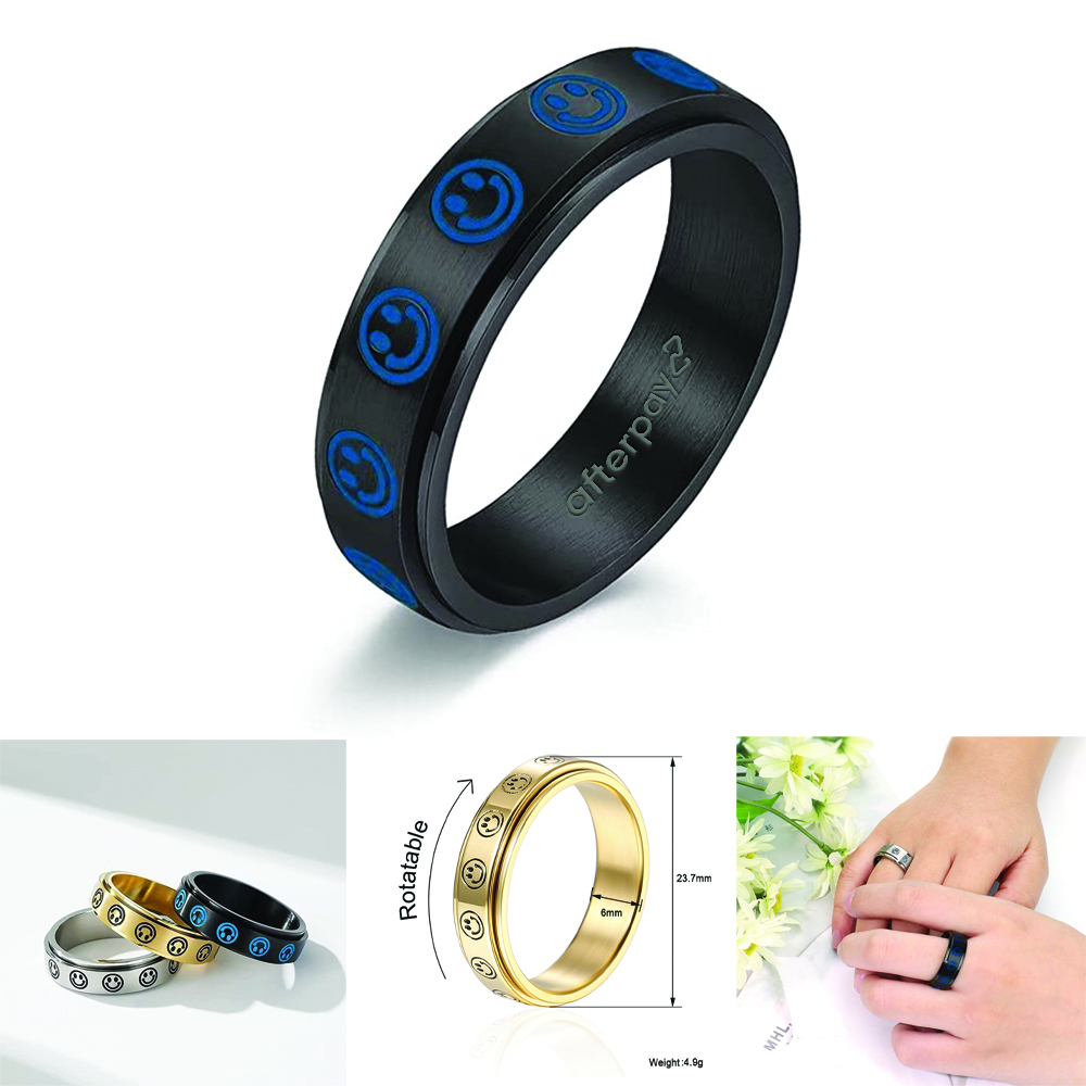 Anxiety Ring Smiley Face 1