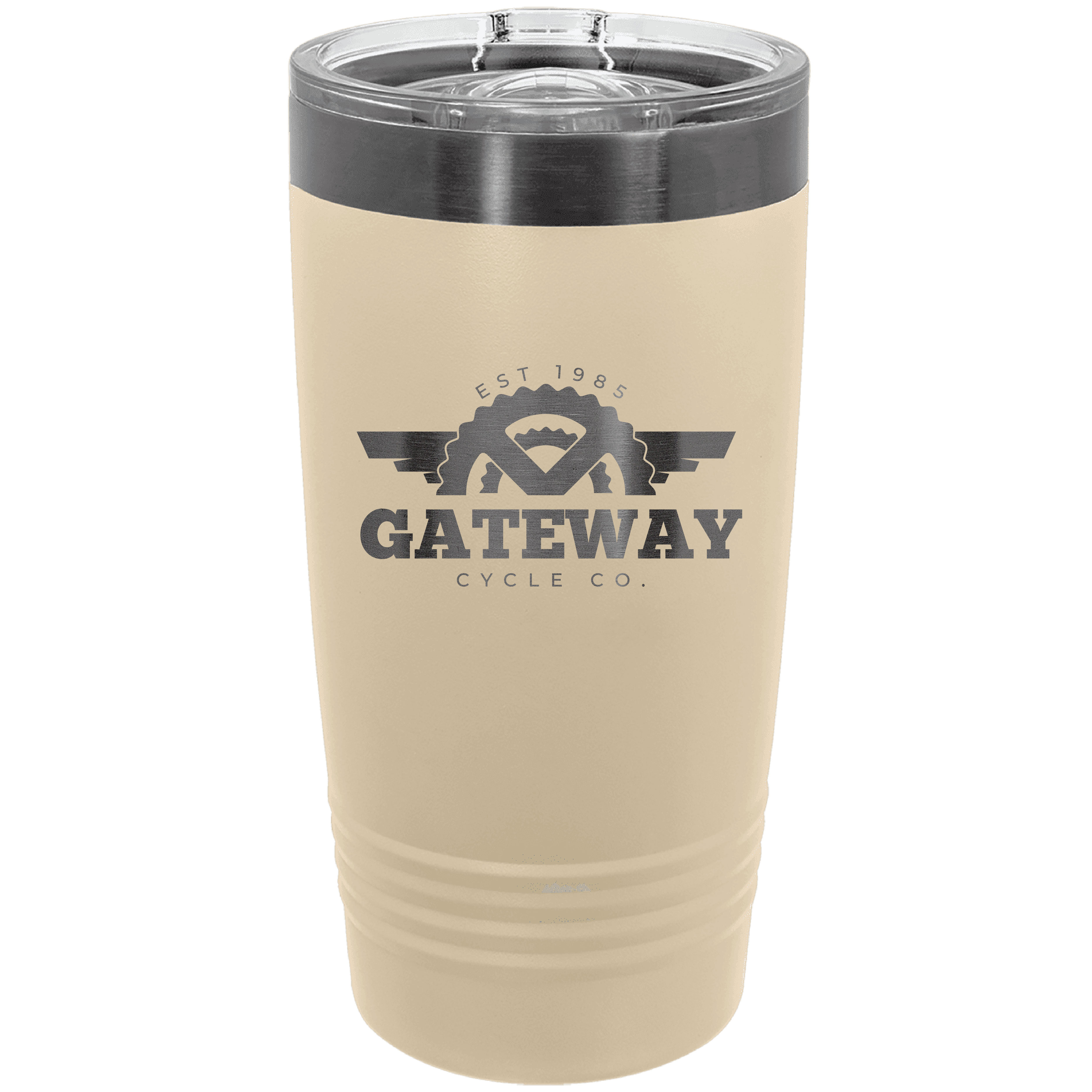 20 Oz Polar Camel ION-Plated Ghost Black Tumbler with Sliding Lid 26