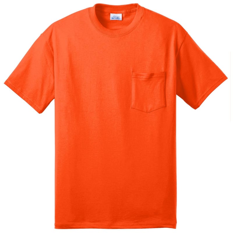 Port & Company Tall Core Blend Pocket Tee. 34