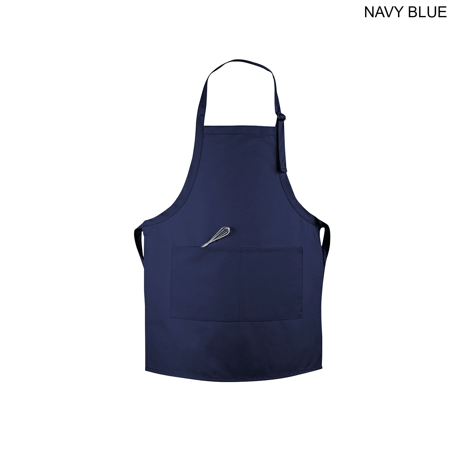 72 Hr Fast Ship - Domestic made Twill Bib Apron, 25x28, 2 Pockets, Adjust Neck, Heat Transfer Logo 2