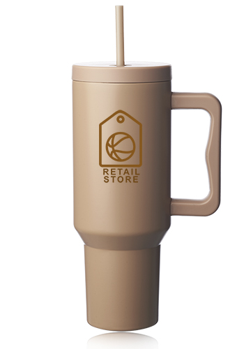 Madison 40 oz Tumbler with Handle and Straw Lid 17