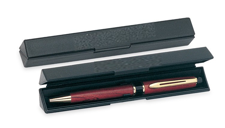 Slim Black Plastic Flip Case- Blank 2