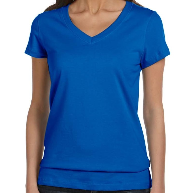 Bella Ladies Jersey Short-Sleeve V-Neck T-Shirt 11