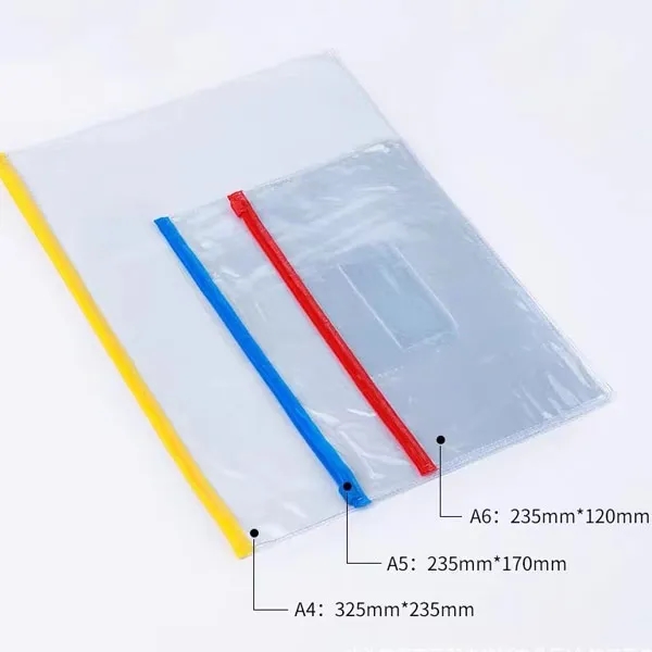 Clear PVC Zipper Bag with Card Holder 6