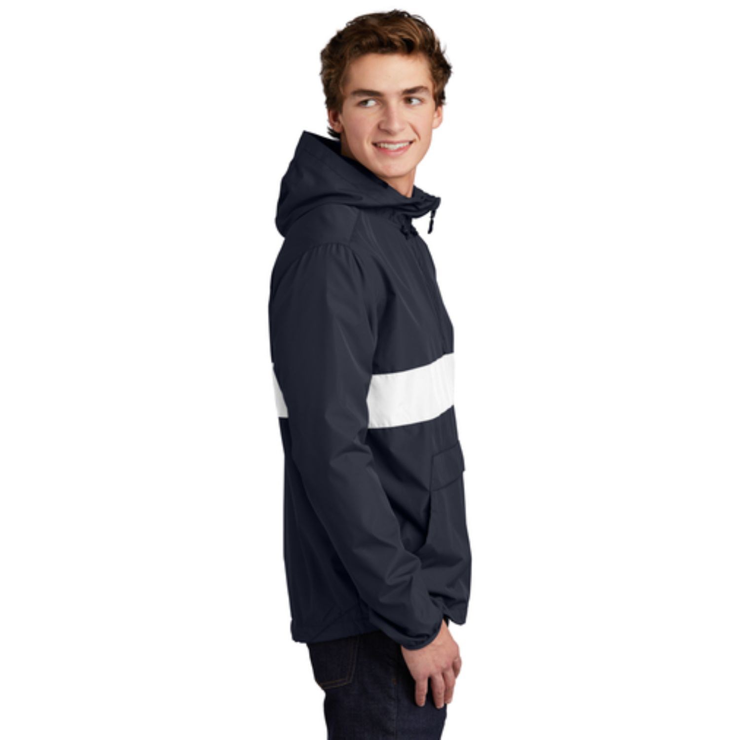 Sport-Tek® Zipped Pocket Anorak 1
