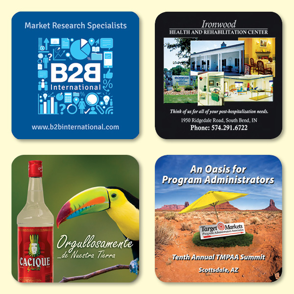 Vynex Heavy Duty 3.6"x3.6"x1/8" Drink Coaster