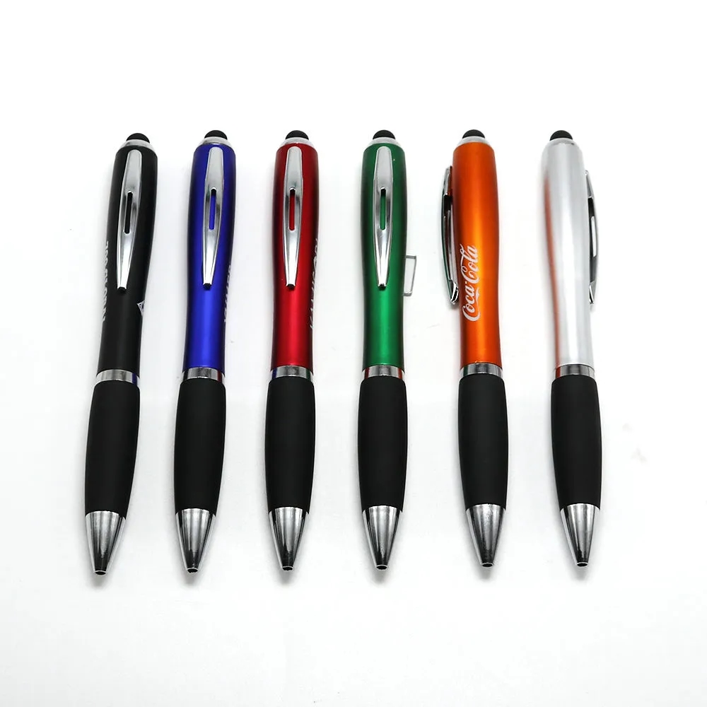 LED Logo Stylus Ballpoint Pen Multifunctional Writing Tool 2