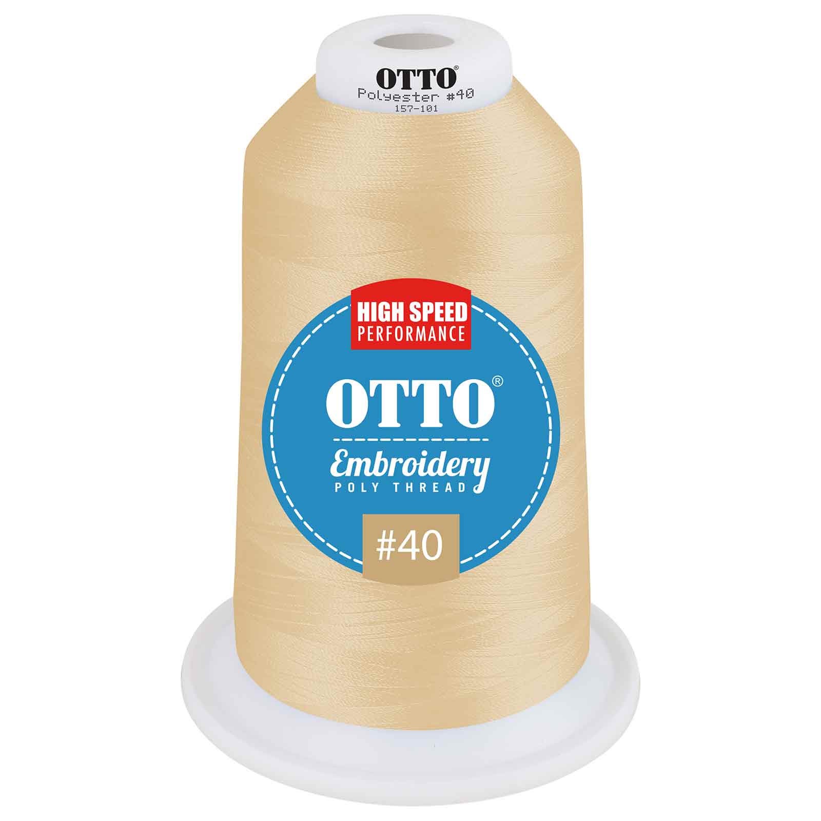 OTTO Embroidery Poly Thread #40 5,500 yd. King Cone 125