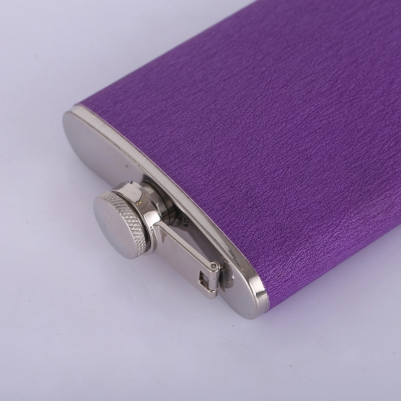 9 oz Hip Flask Gift Set With Folding Knives & Forks, custom water bottle with logo imprint 9