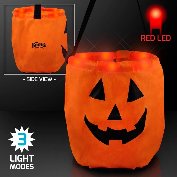 LED Pumpkin Trick-Or-Treat Halloween Bag 2
