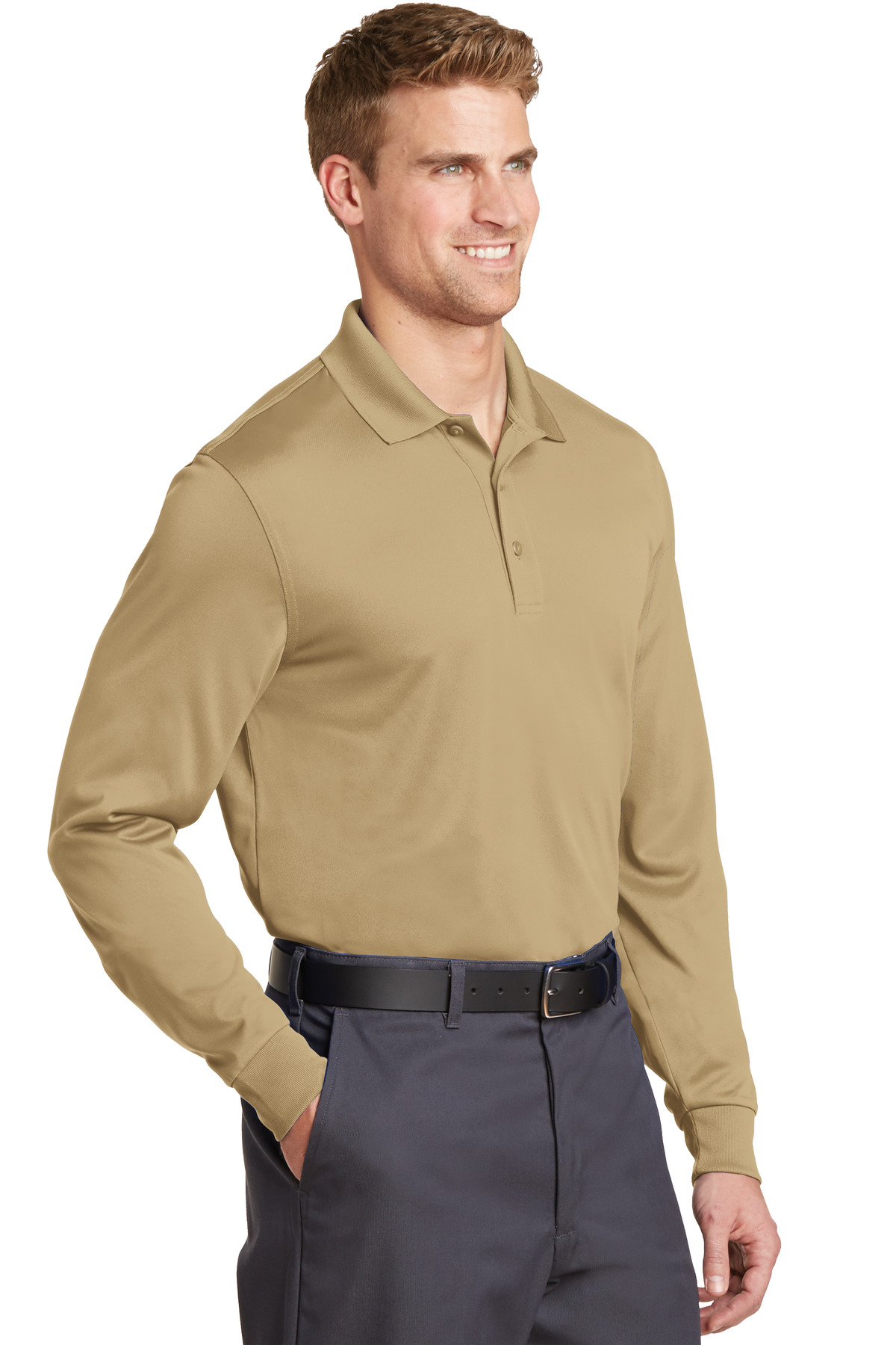 CornerStone Select Snag-Proof Long Sleeve Polo. CS412LS 1