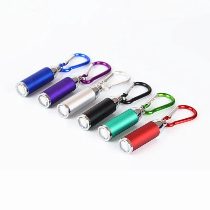 Mini LED Keychain Flashlight With Carabiner 3