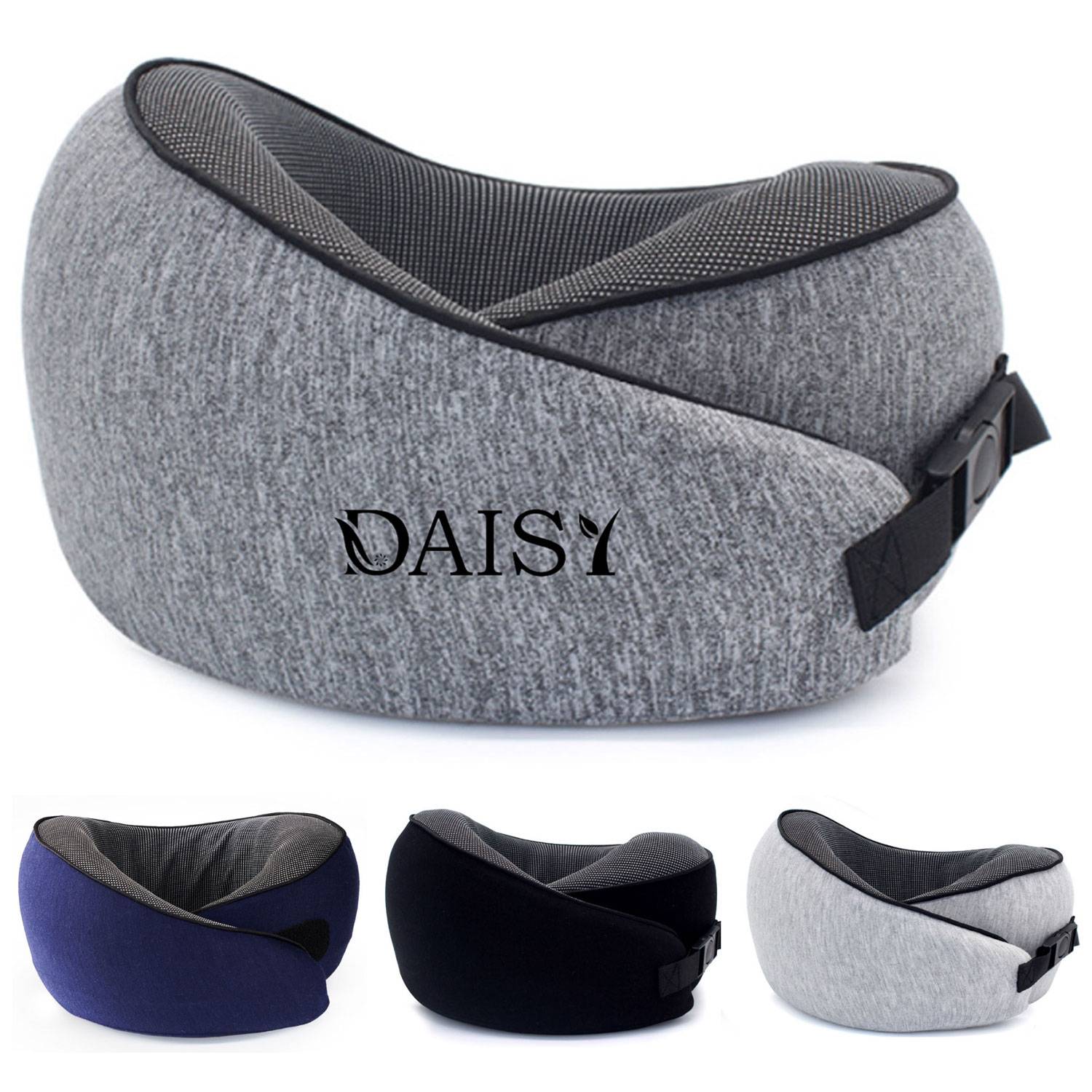 U-Shaped Memory Foam Neck Pillow – Ergonomic Travel Support 2
