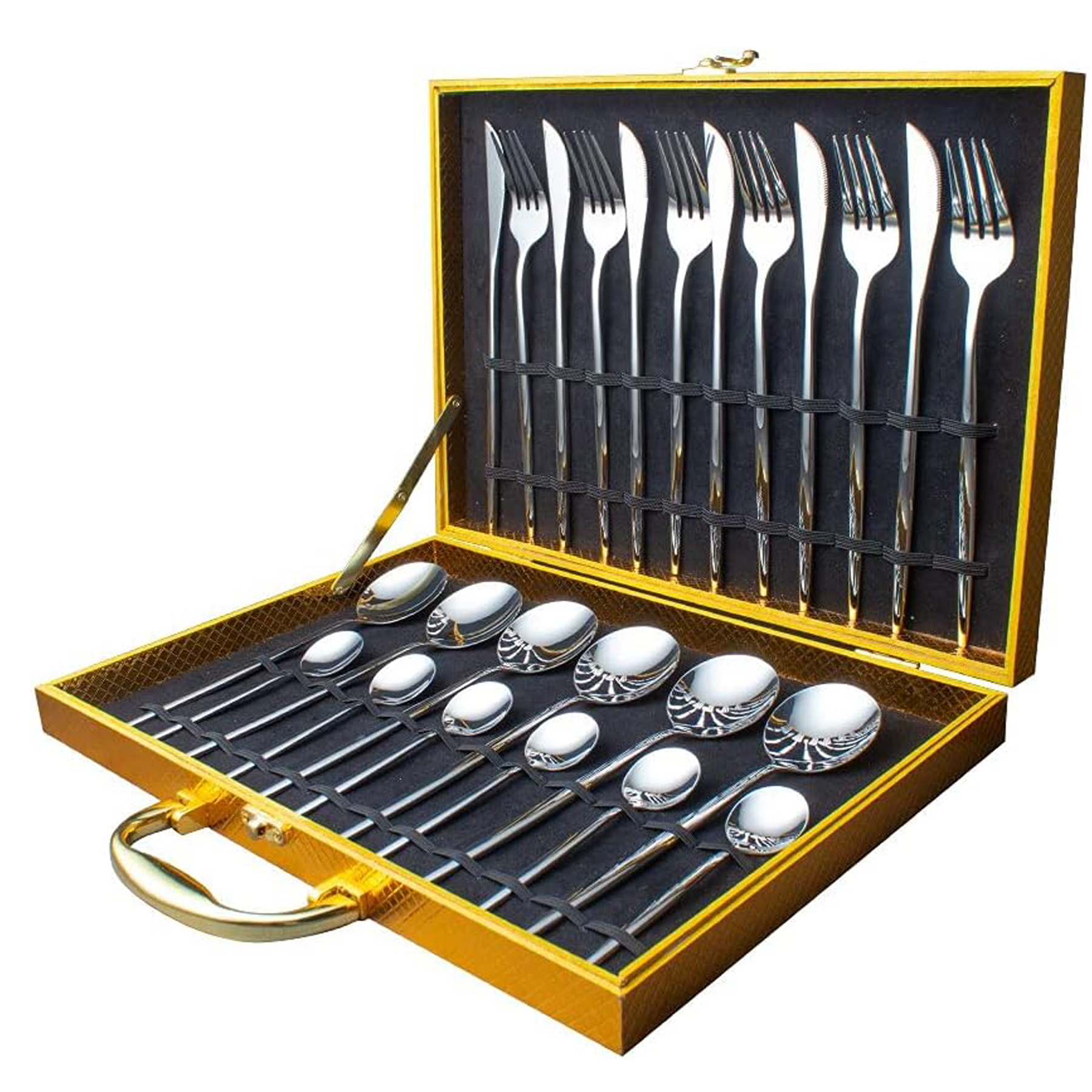 24-Piece Stainless Steel Silverware Set 8
