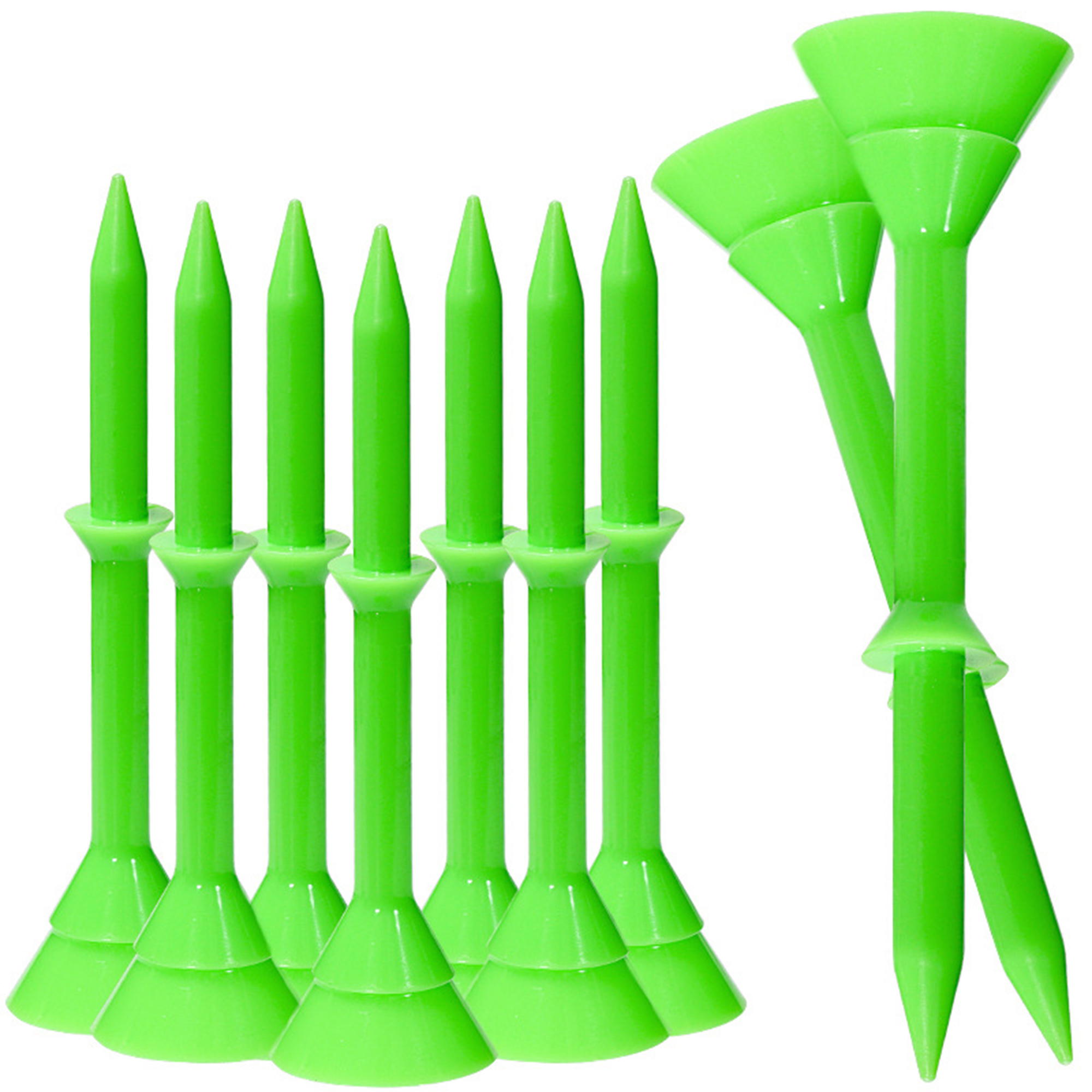 Premium Plastic Oversized Golf Tees 3-1/4" 10