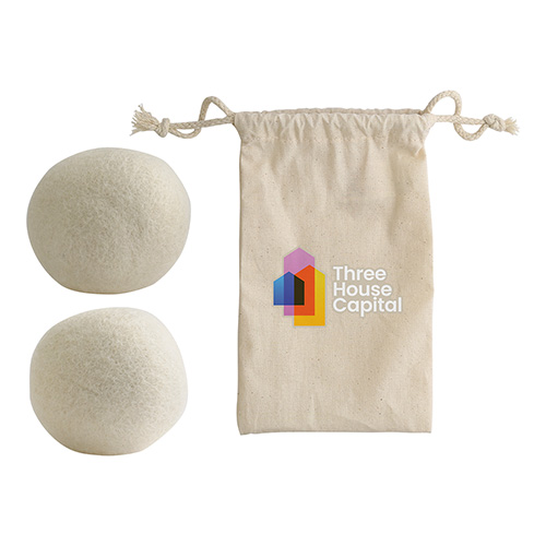 Toss 'N Dry 2-Piece Reusable Dryer Balls in Cotton Pouch 9