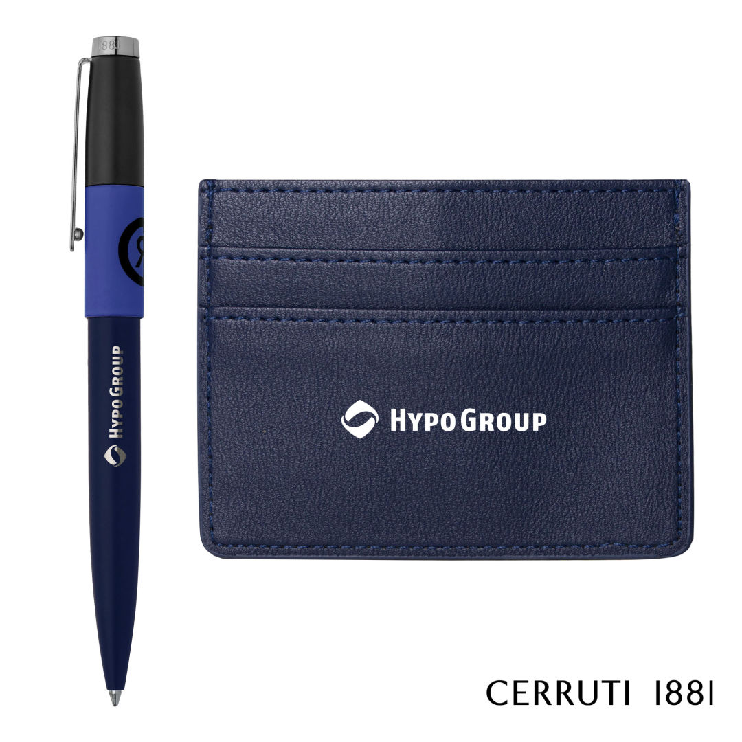 Cerruti 1881® Brick Ballpoint Pen & Card Holder Gift Set 2