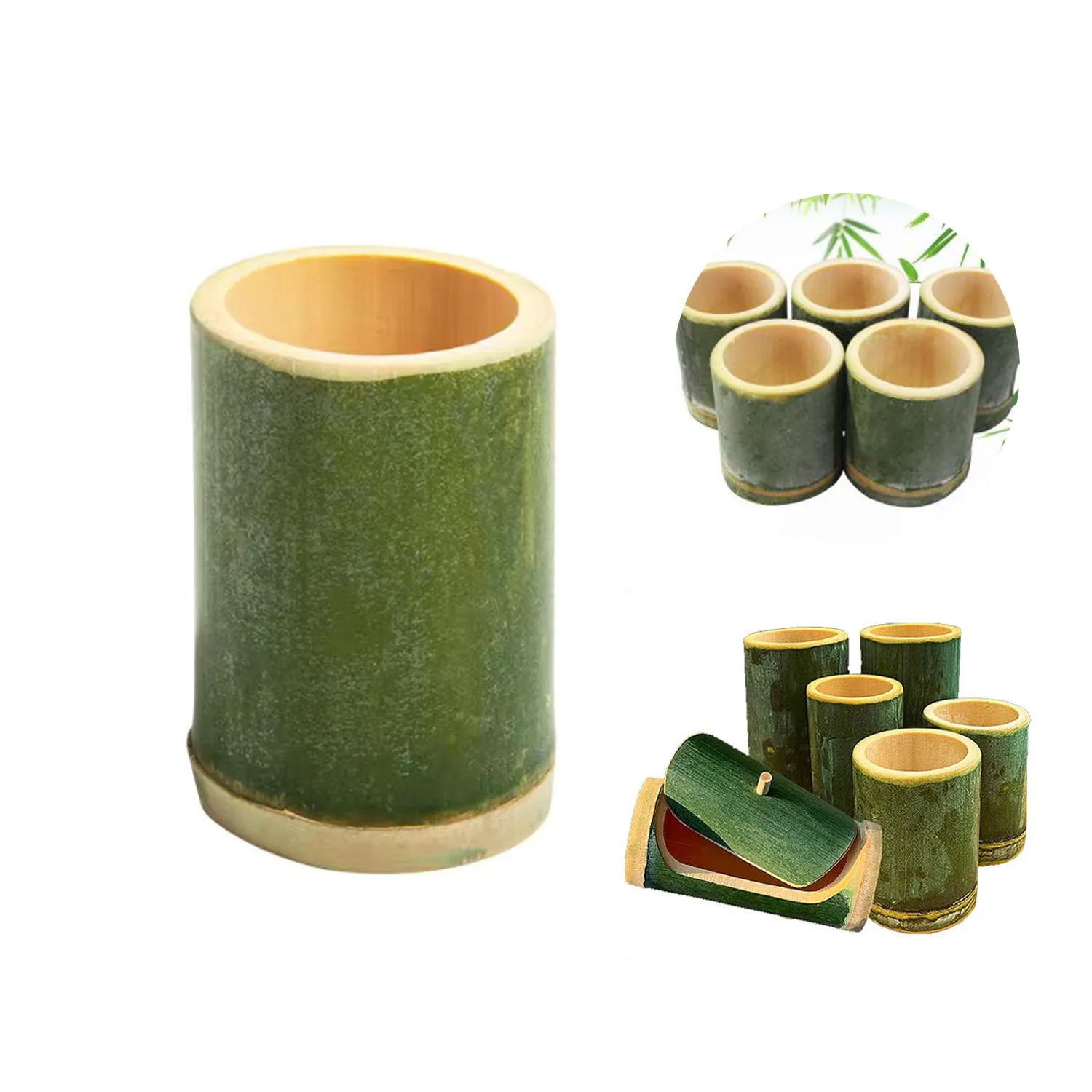 10oz Bamboo tube cup 1