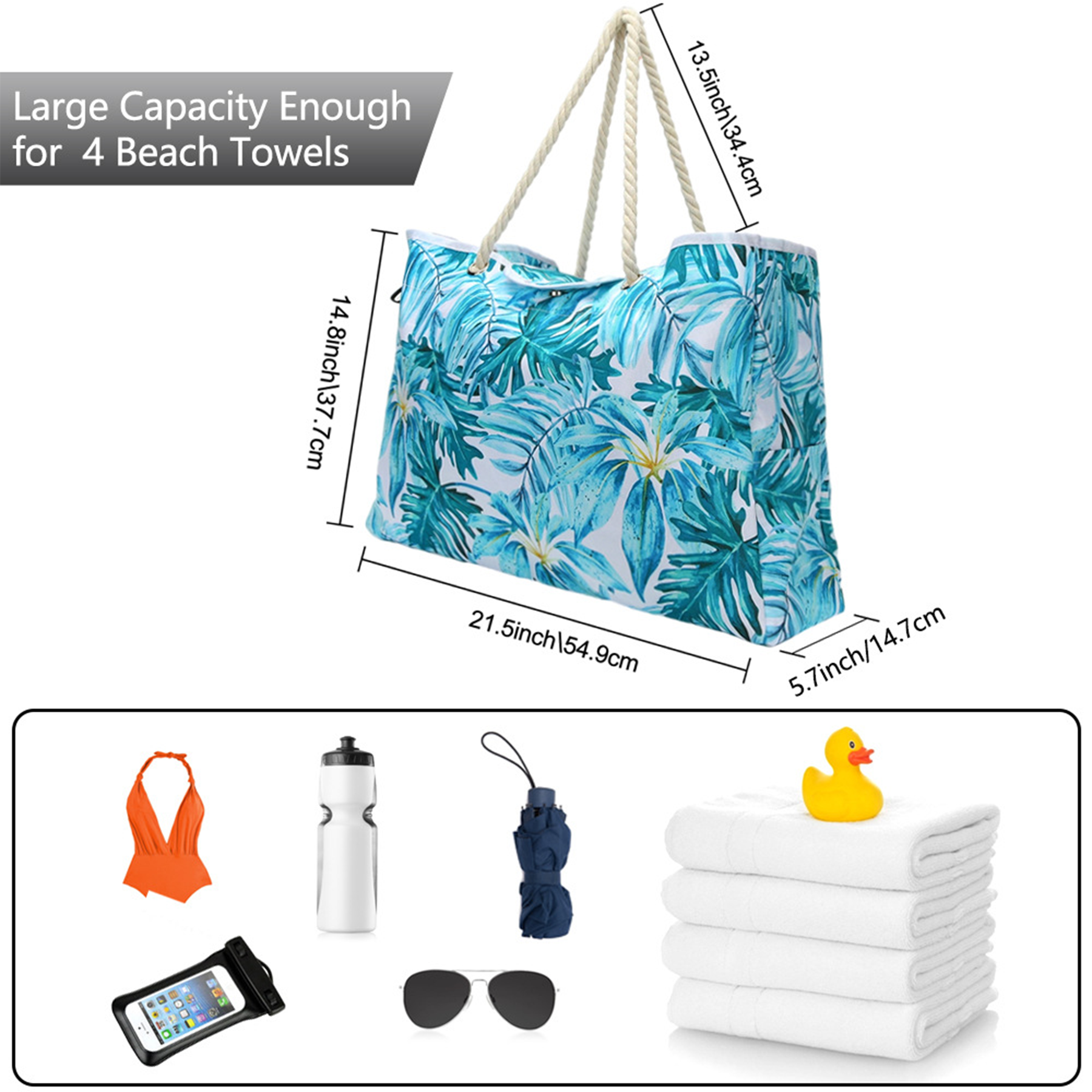 Breathable Beach Tote Bag 4