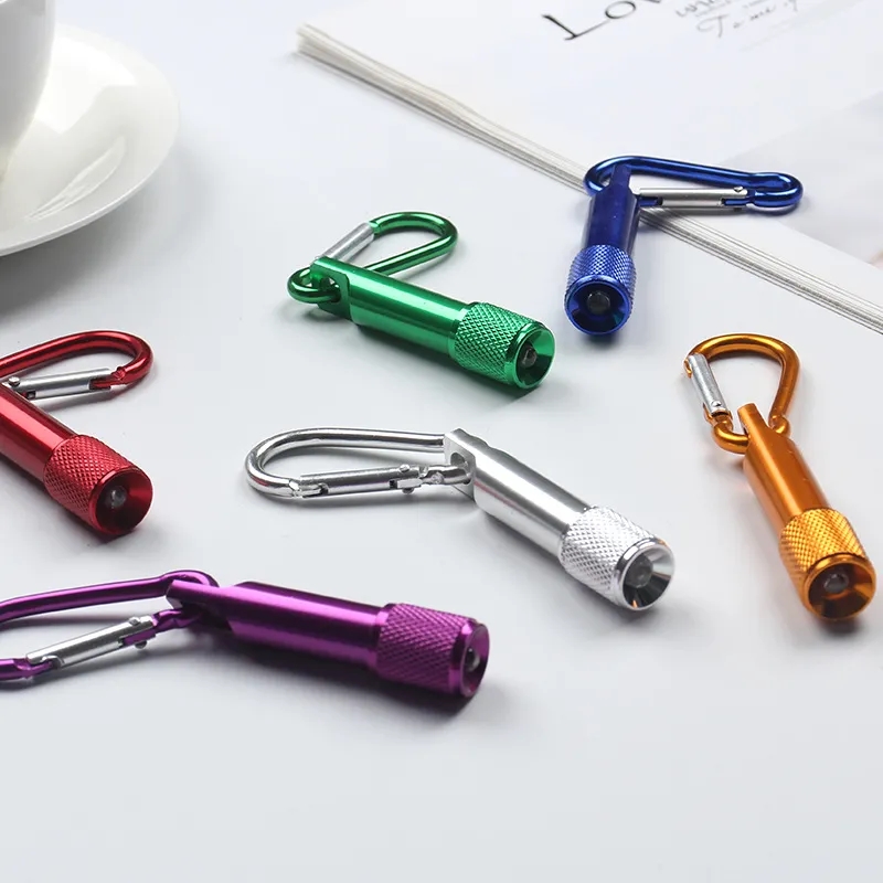 Mini LED Carabiner Keychain Flashlight 8