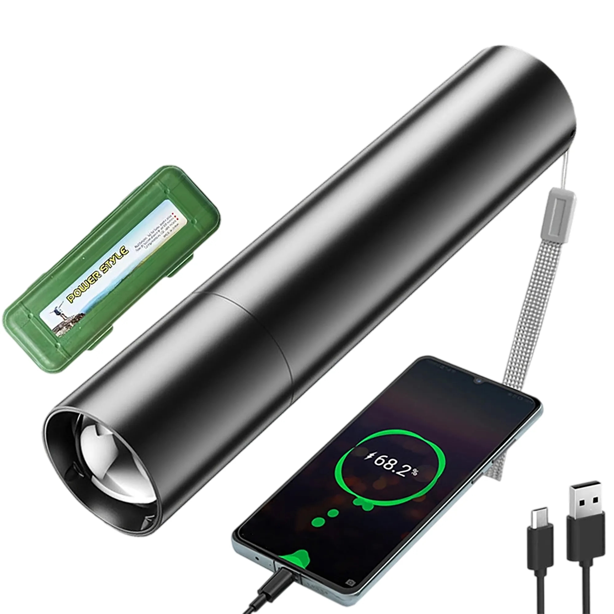 Outdoor 2-In-1 Flashlight Charging Bank 3