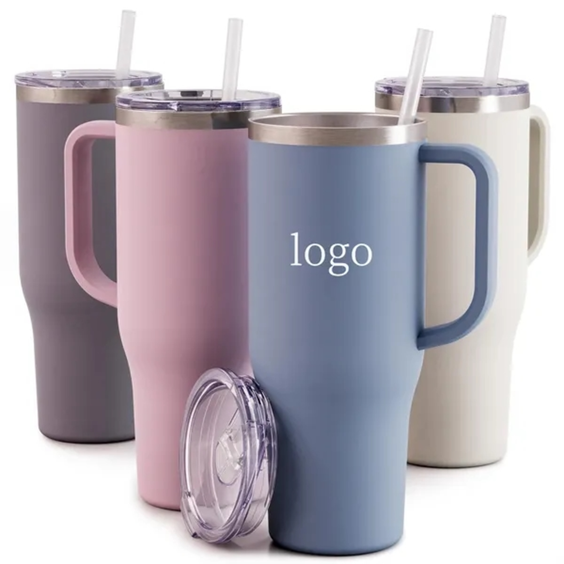 Large Capacity Insulated Travel Tumbler with Handle
 1