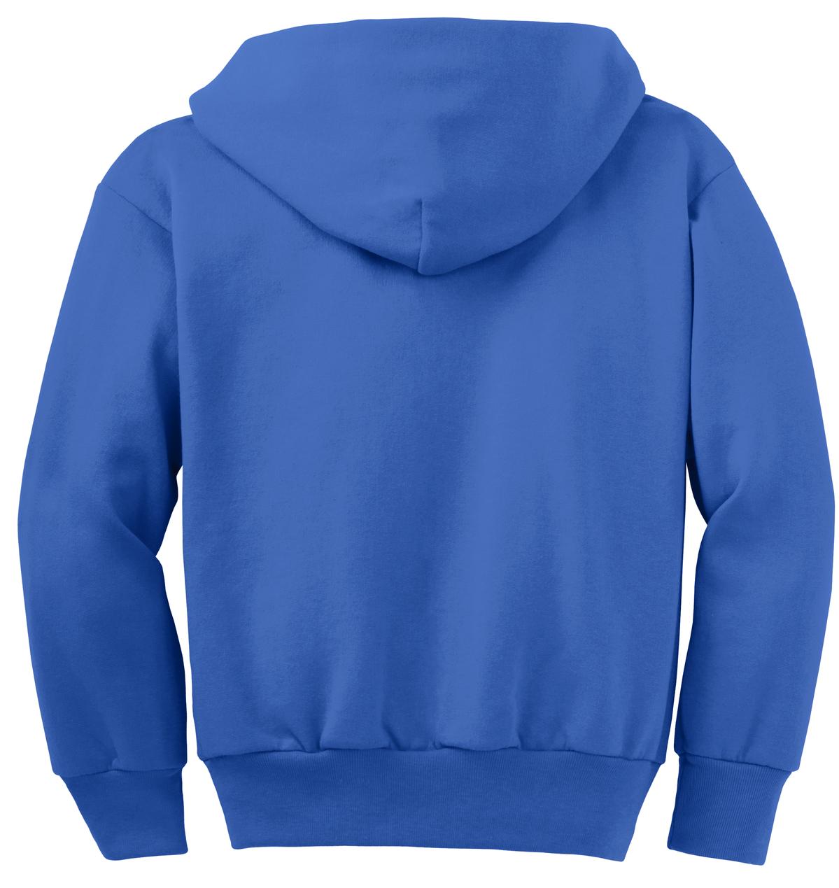 Port & Company® Youth Core Fleece Full-Zip Hooded Sweatshirt 15